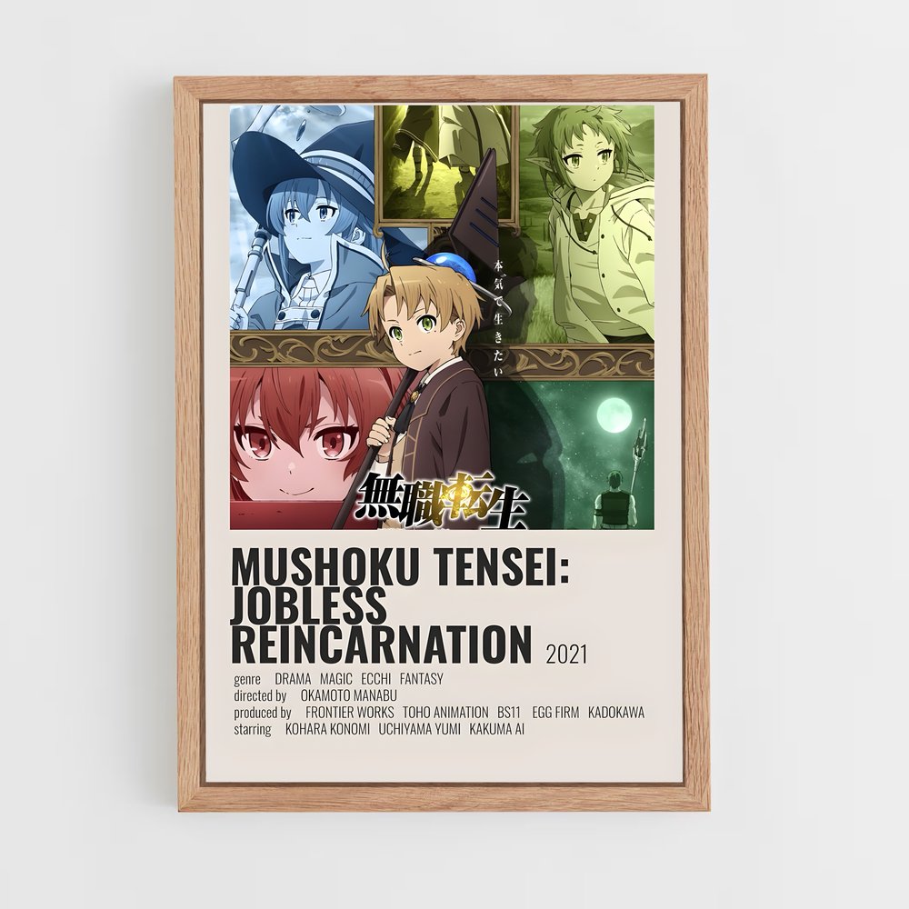 ap-jobless reincarnation-5 cadre Bois clair