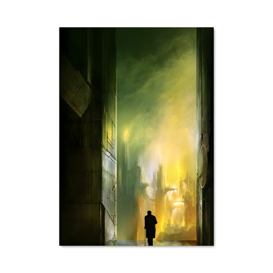 Poster Ombres et Parapluies
