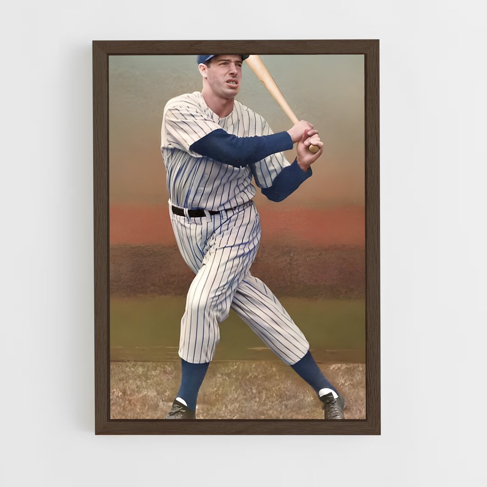 ap-joe dimaggio-1 cadre Bois foncé
