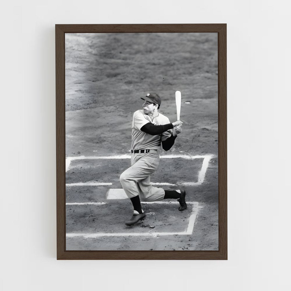 ap-joe dimaggio-4 cadre Bois foncé