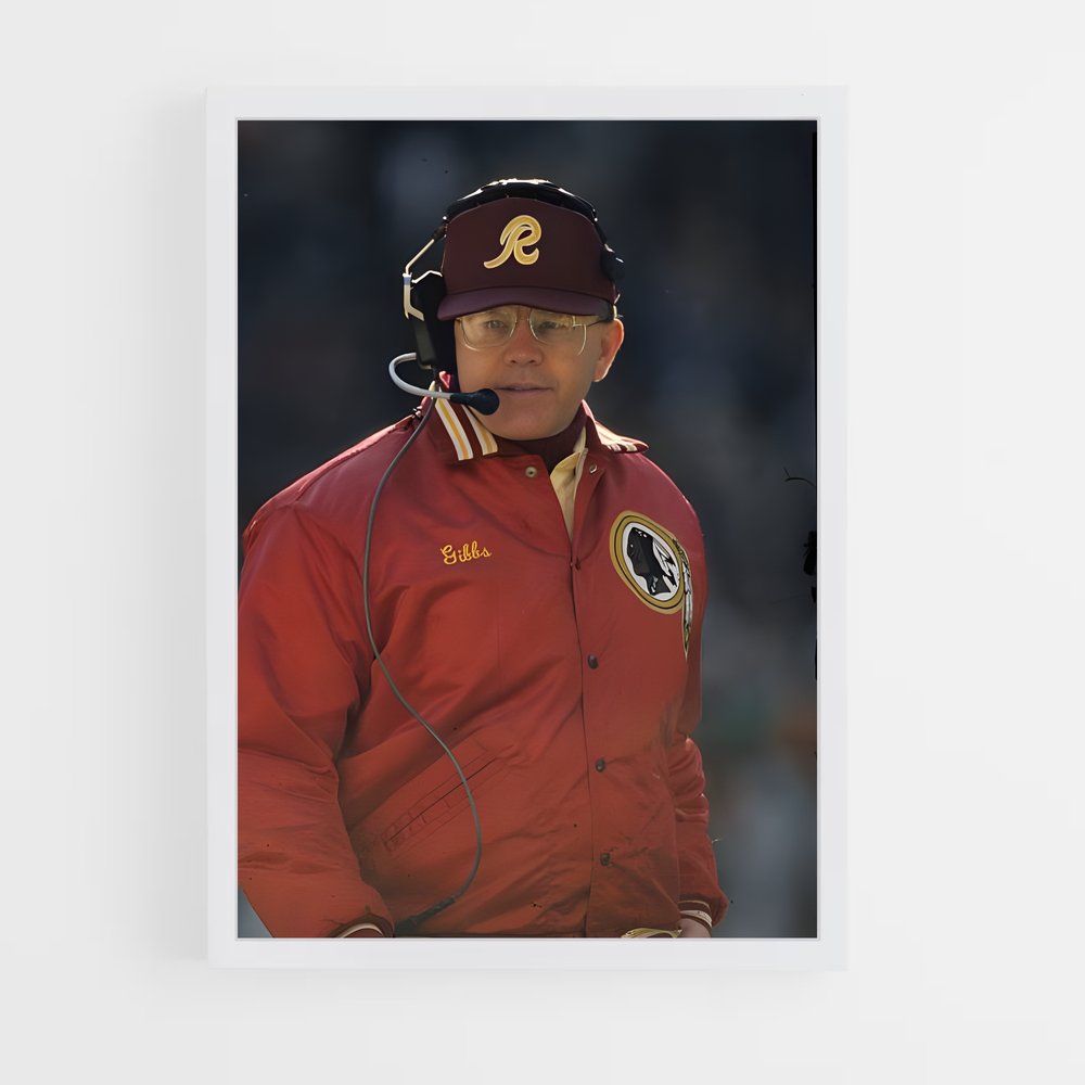 ap-joe gibbs-2 cadre Blanc