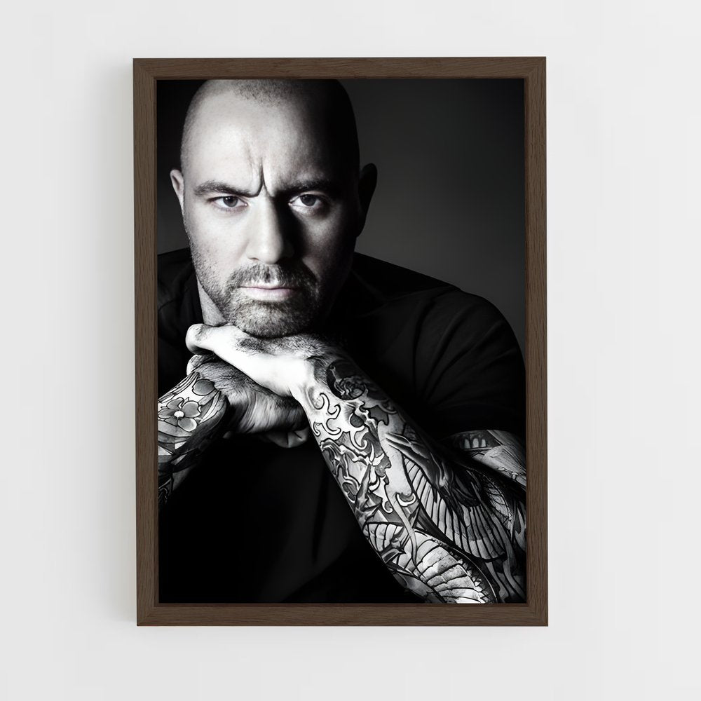 ap-joe rogan-1 cadre Bois foncé