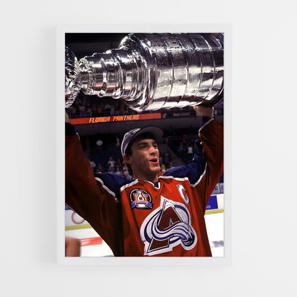 ap-joe sakic-1 cadre Blanc