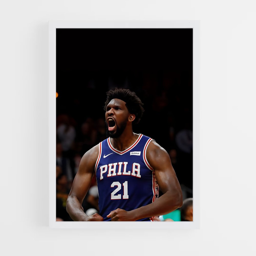 ap-joel embiid-1 cadre Blanc