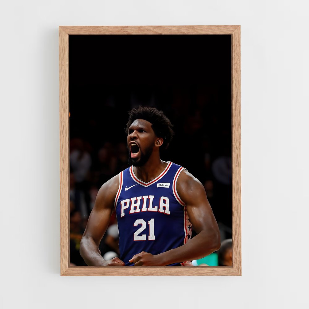 ap-joel embiid-1 cadre Bois clair