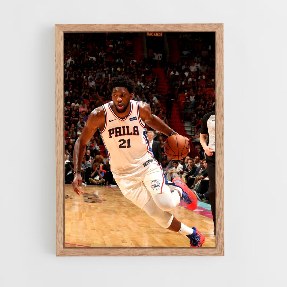 ap-joel embiid-11 cadre Bois clair