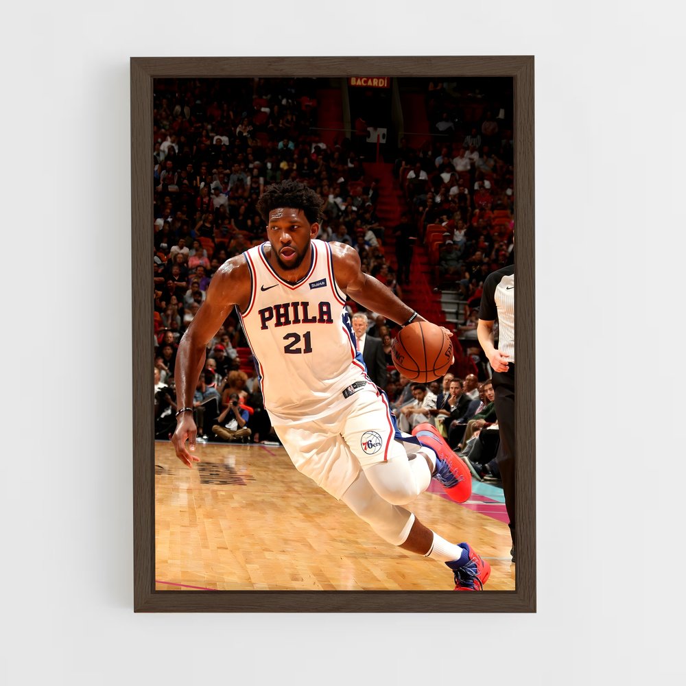 ap-joel embiid-11 cadre Bois foncé