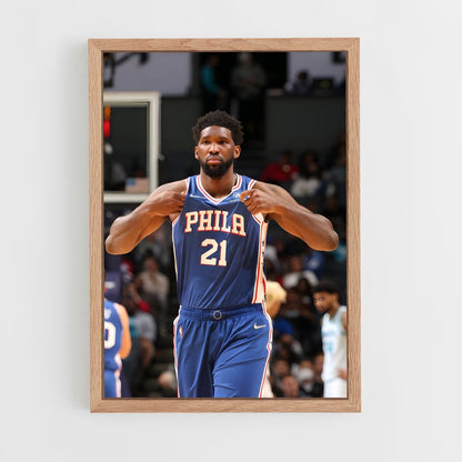 ap-joel embiid-12 cadre Bois clair