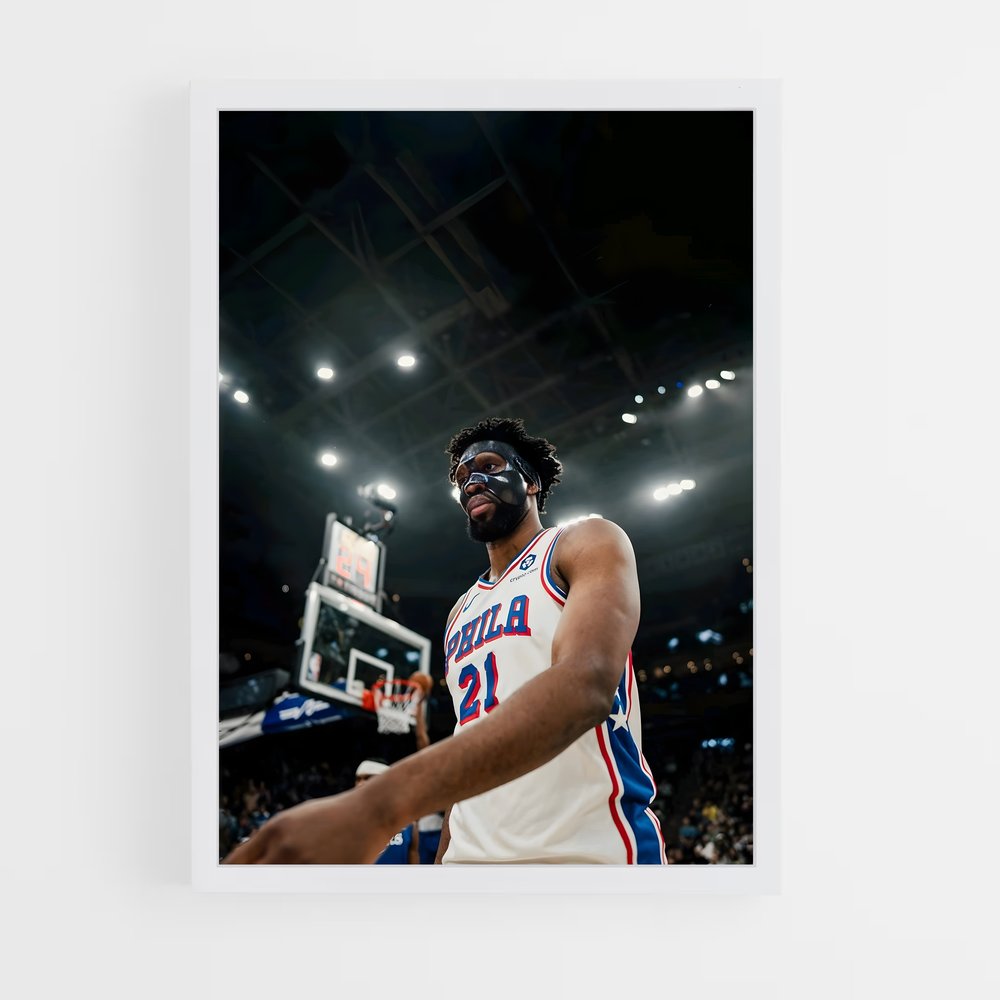 ap-joel embiid-3 cadre Blanc