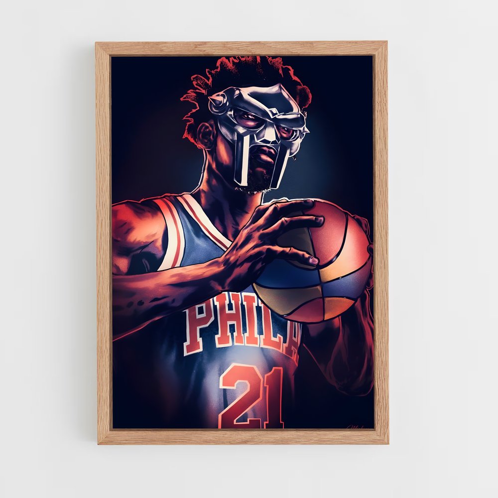 ap-joel embiid-4 cadre Bois clair