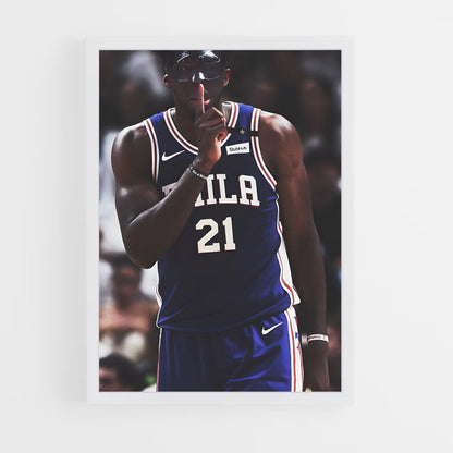 ap-joel embiid-5 cadre Blanc