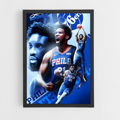ap-joel embiid-6 cadre Noir