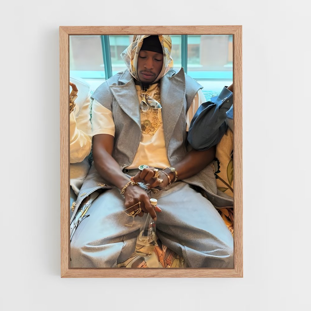 ap-joey bada$$-3 cadre Bois clair