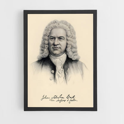 ap-johann sebastian bach-2 cadre Noir