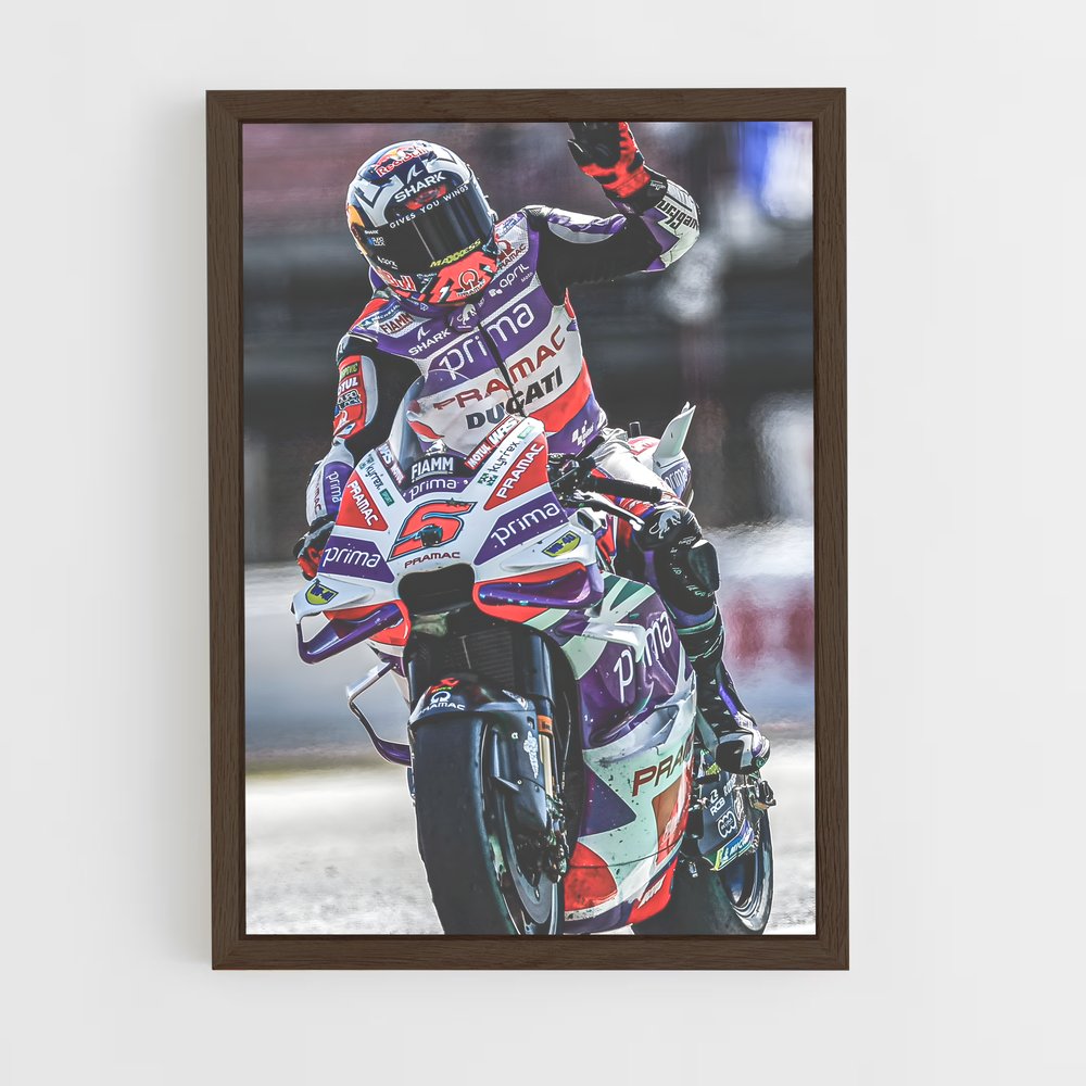 ap-johann zarco-5 cadre Bois foncé