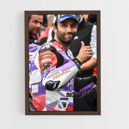 ap-johann zarco-9 cadre Bois foncé