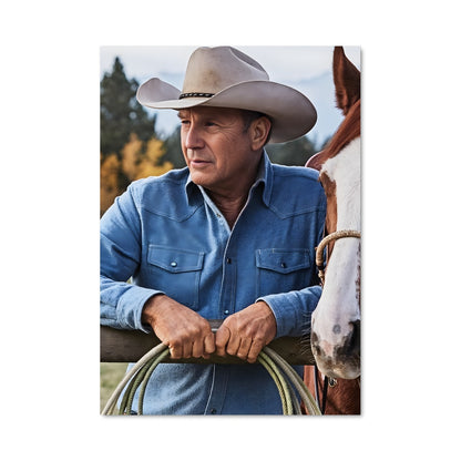 Poster Le Cowboy Determiné