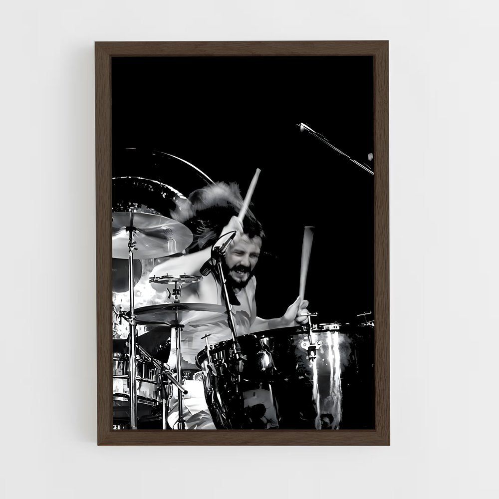 ap-john bonham-3 cadre Bois foncé