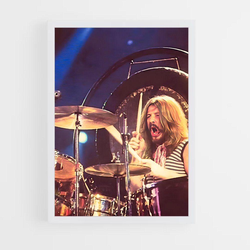 ap-john bonham-4 cadre Blanc