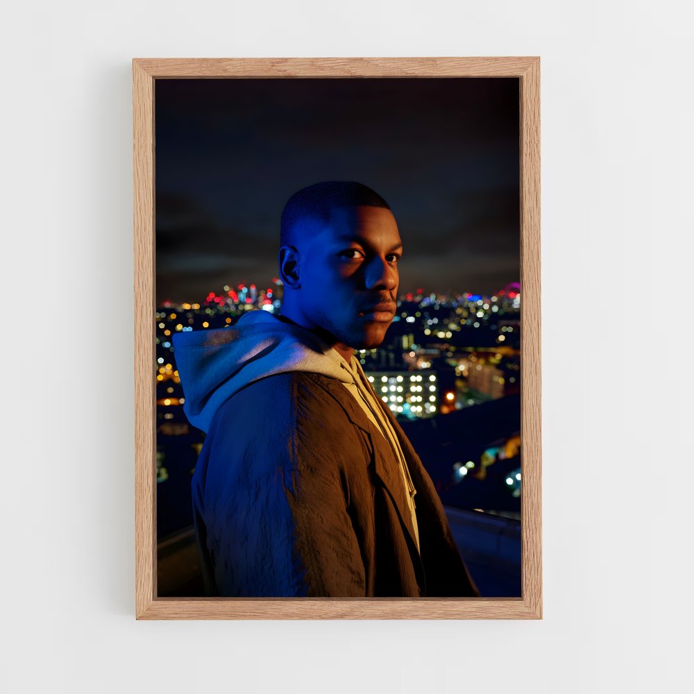 ap-john boyega-8 cadre Bois clair