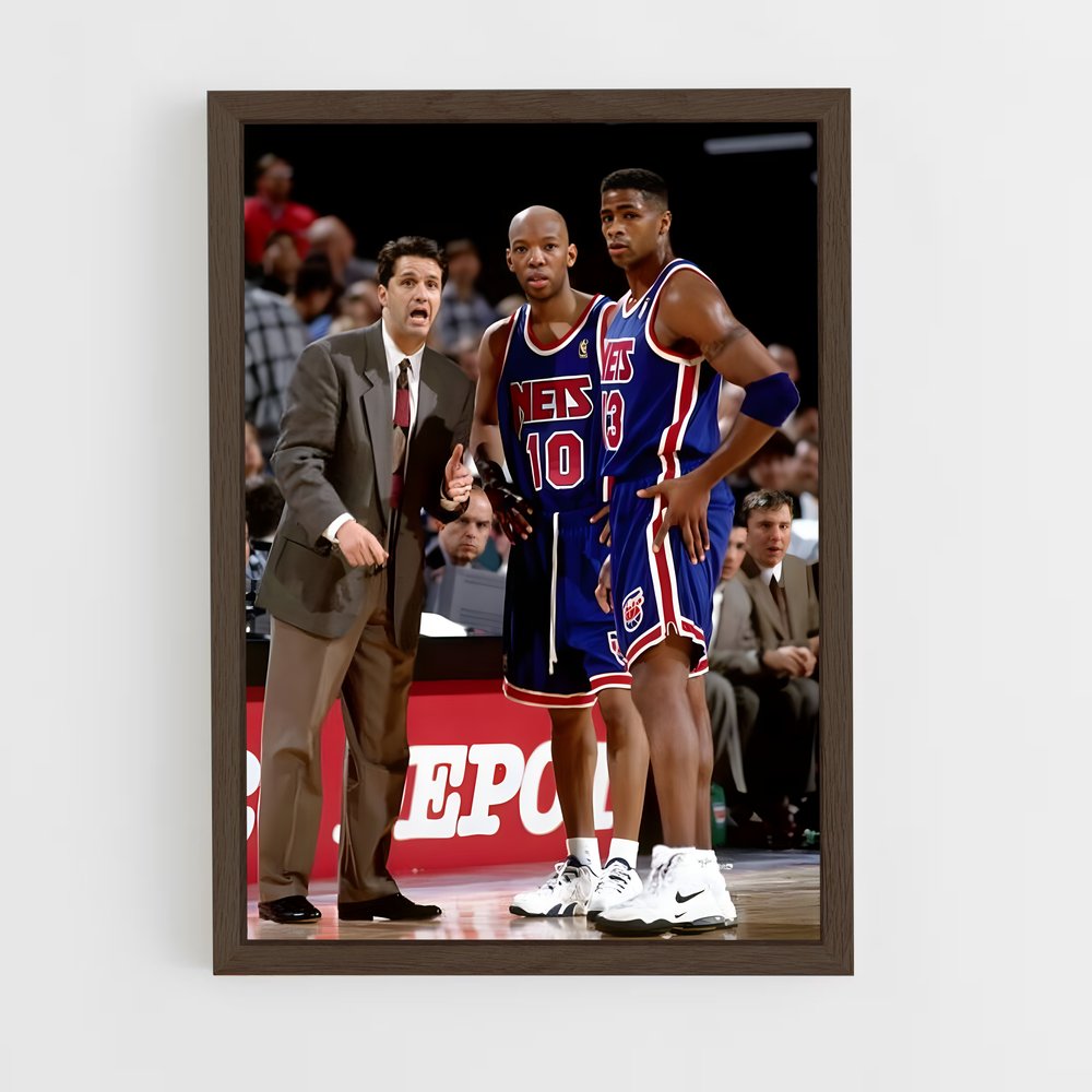 ap-john calipari-2 cadre Bois foncé