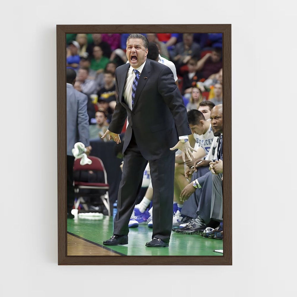 ap-john calipari-4 cadre Bois foncé