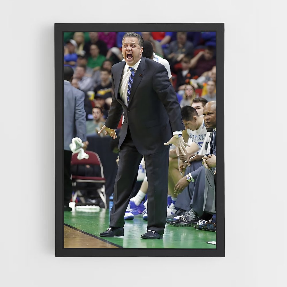 ap-john calipari-4 cadre Noir