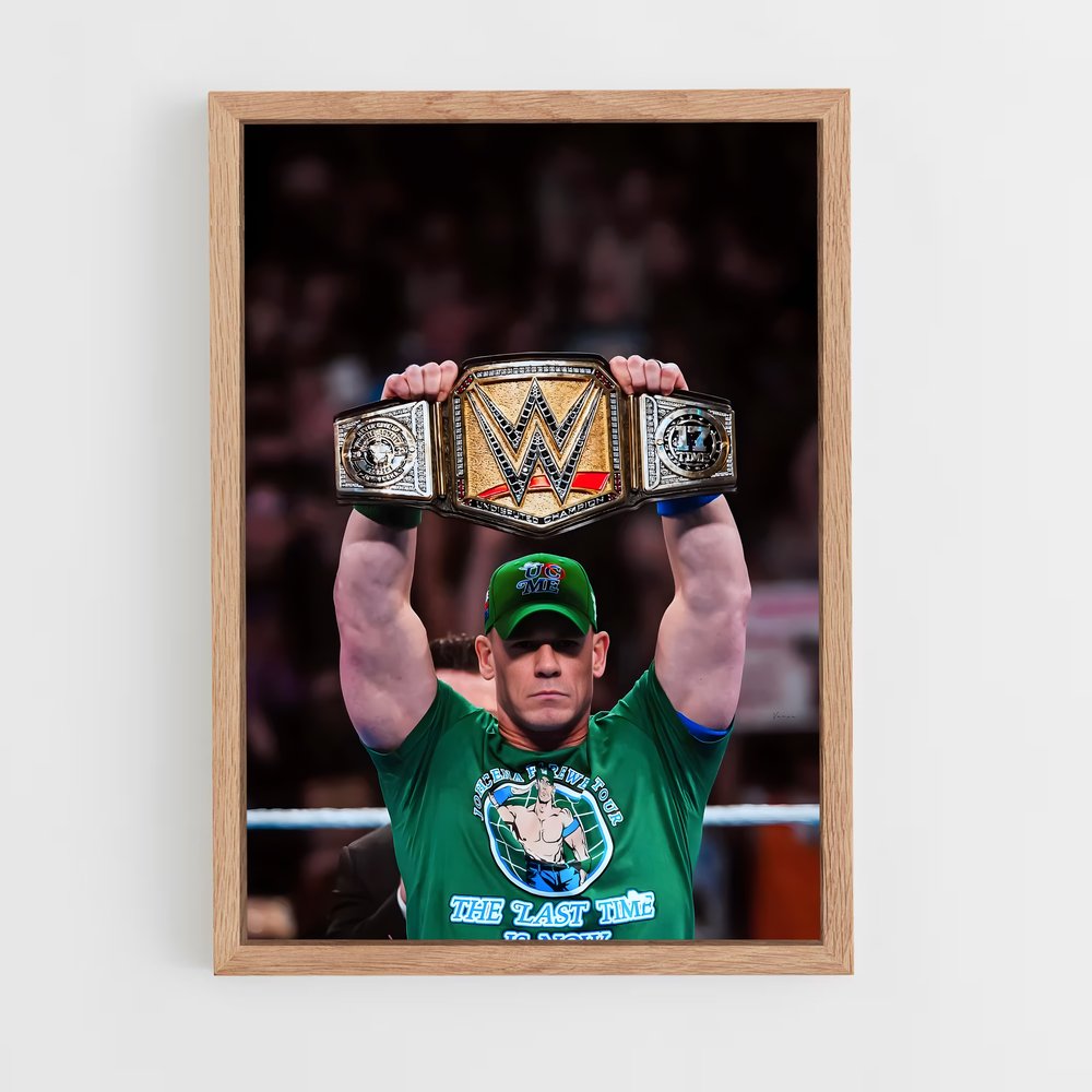ap-john cena-1 cadre Bois clair