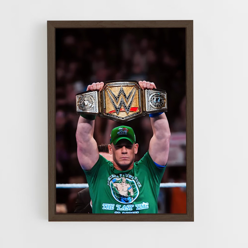 ap-john cena-1 cadre Bois foncé