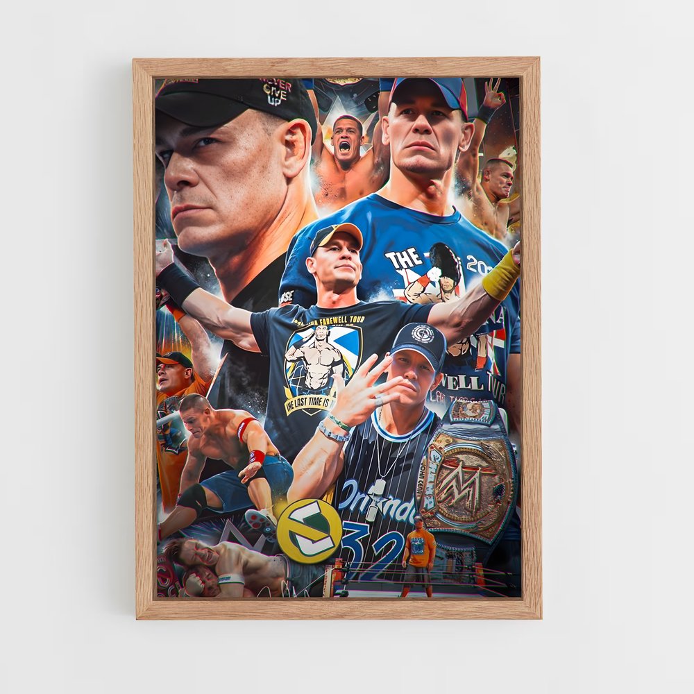 ap-john cena-7 cadre Bois clair