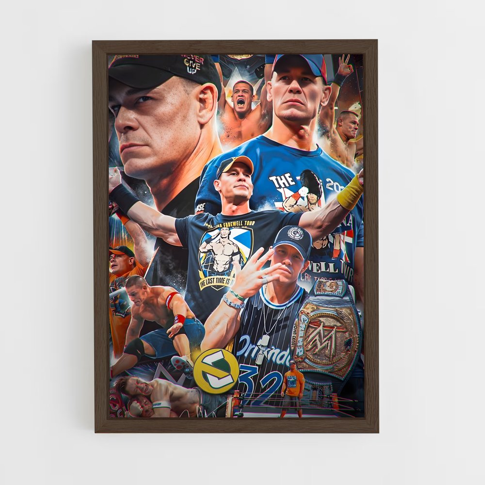 ap-john cena-7 cadre Bois foncé