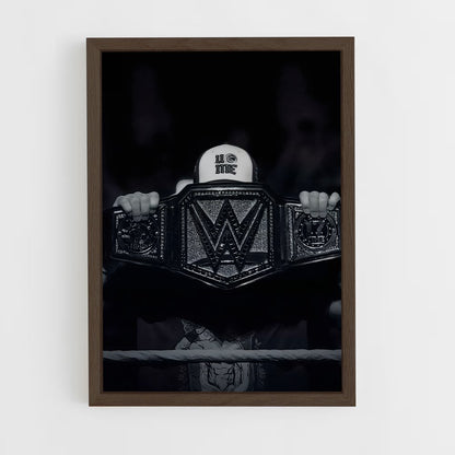 ap-john cena-8 cadre Bois foncé