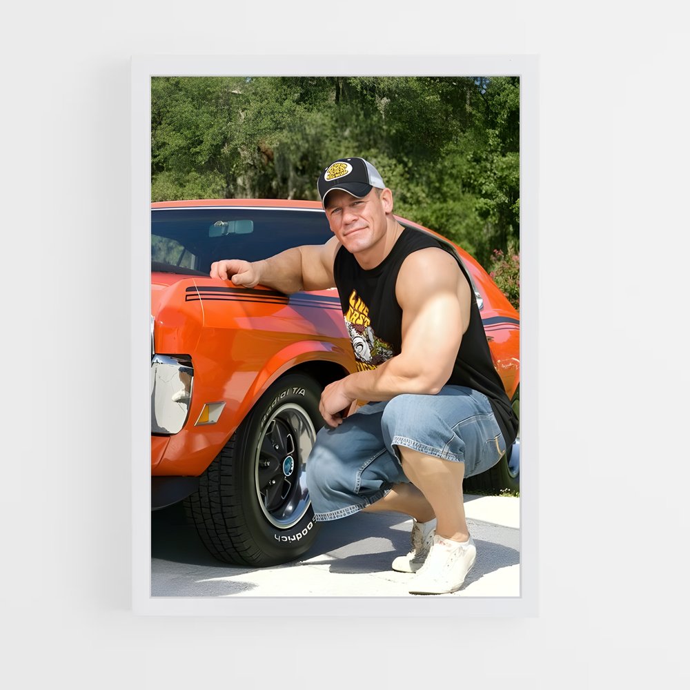 ap-john cena-9 cadre Blanc