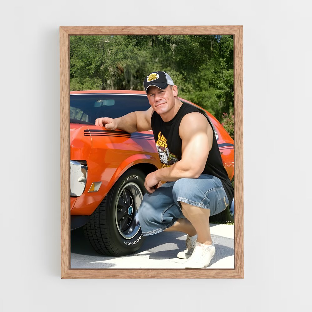 ap-john cena-9 cadre Bois clair