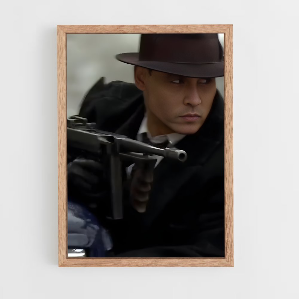ap-john dillinger-6 cadre Bois clair