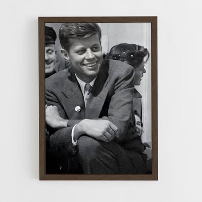 ap-john f kennedy-3 cadre Bois foncé