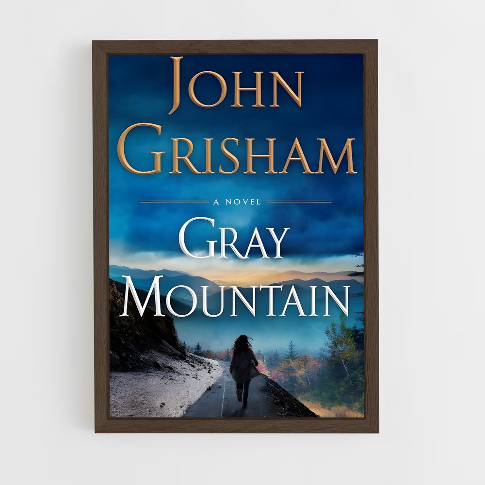 ap-john grisham-1 cadre Bois foncé