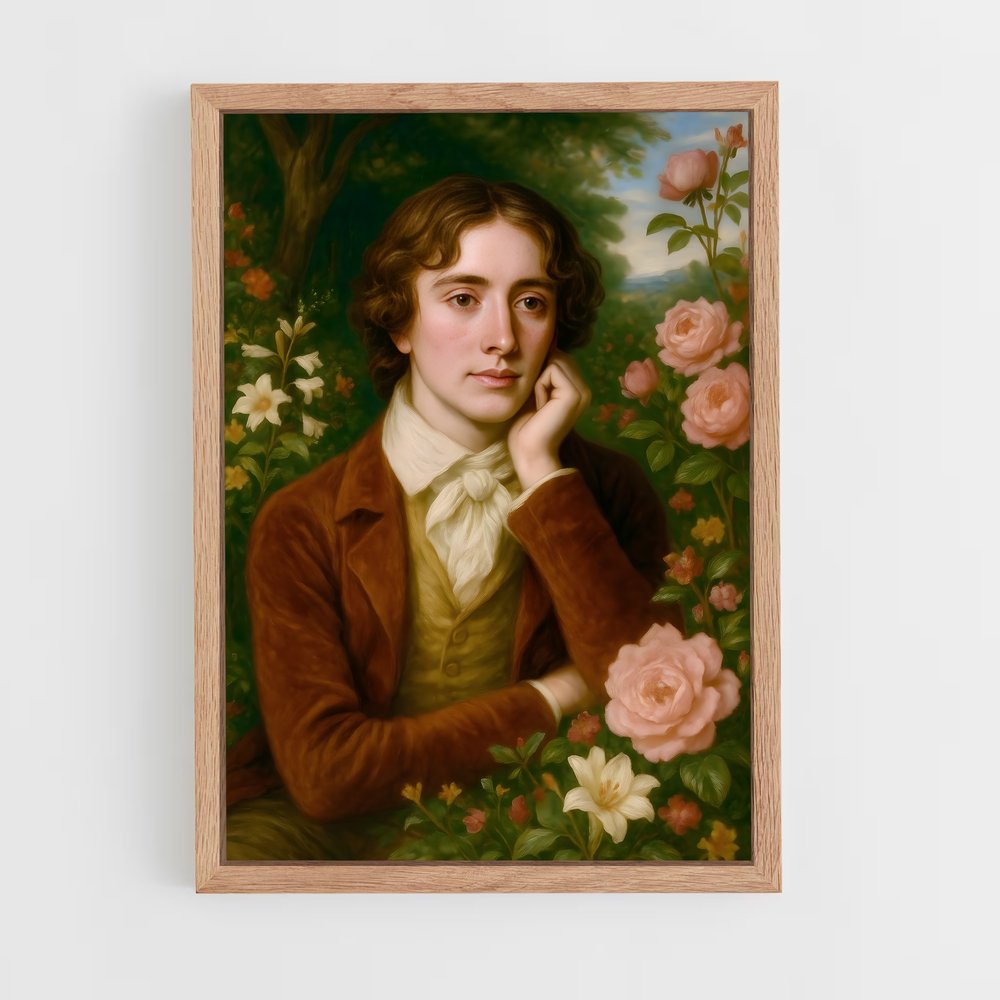 ap-john keats-2 cadre Bois clair