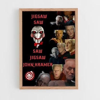 ap-john kramer jigsaw-1 cadre Bois clair