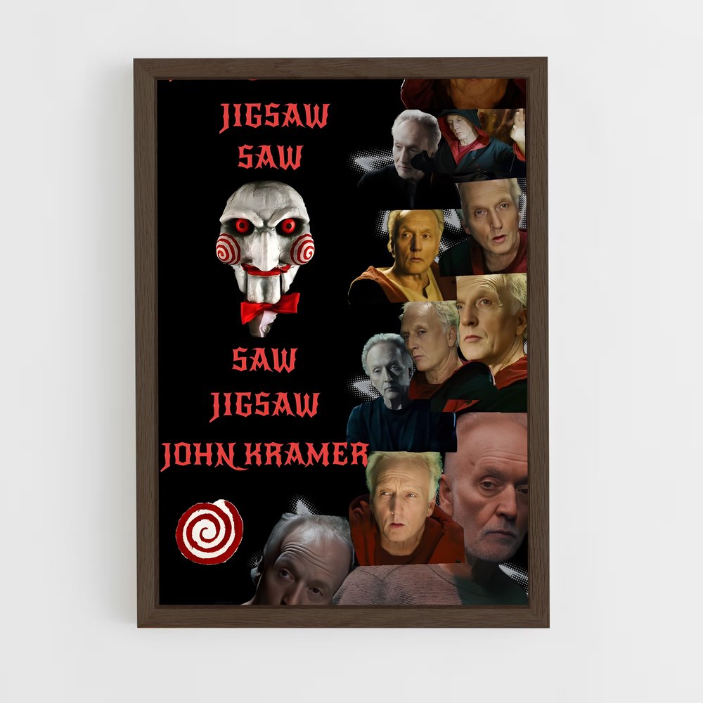 ap-john kramer jigsaw-1 cadre Bois foncé