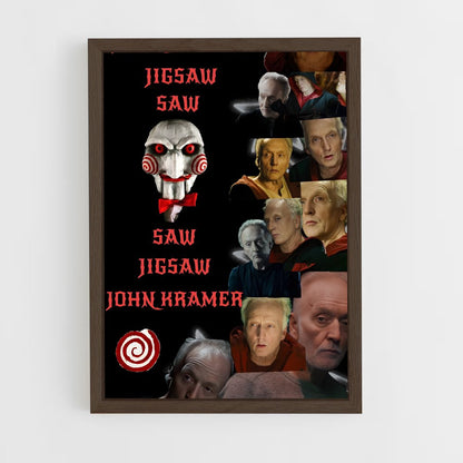 ap-john kramer jigsaw-1 cadre Bois foncé
