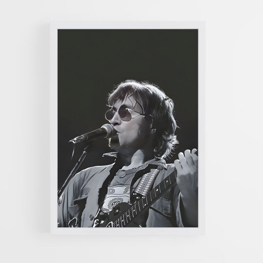 ap-john lennon-10 cadre Blanc