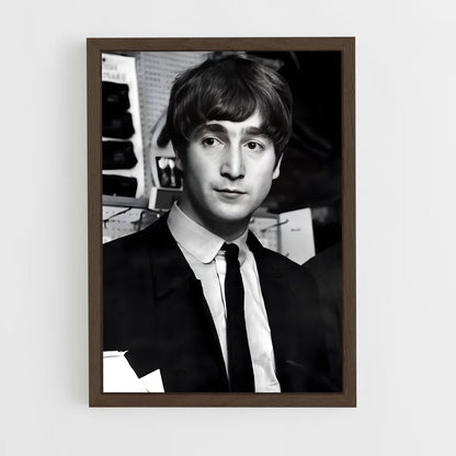 ap-john lennon-3 cadre Bois foncé