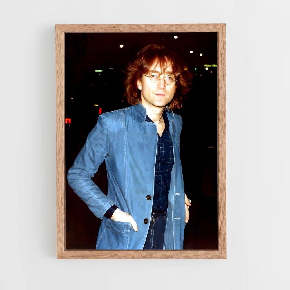 ap-john lennon-7 cadre Bois clair