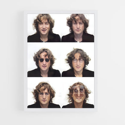 ap-john lennon-8 cadre Blanc