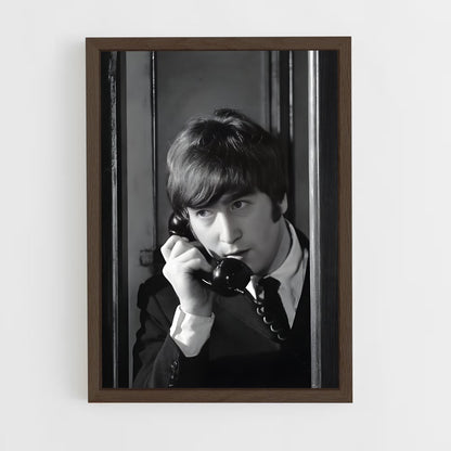 ap-john lennon-9 cadre Bois foncé