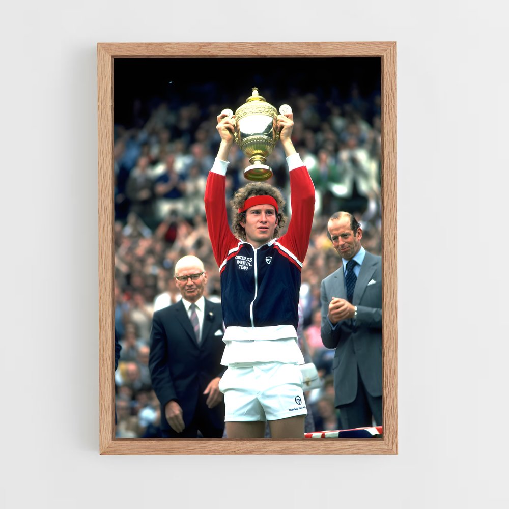ap-john mcenroe-3 cadre Bois clair