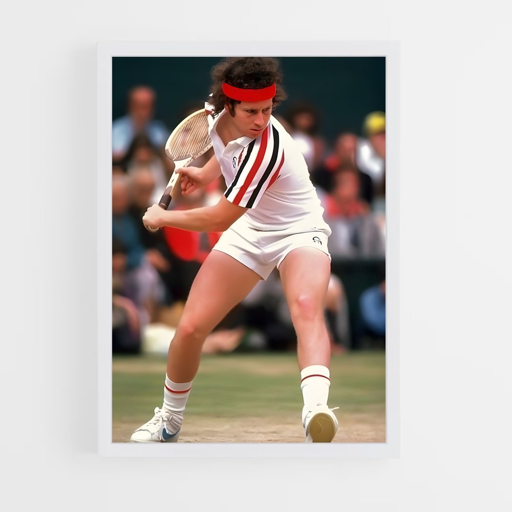 ap-john mcenroe-4 cadre Blanc