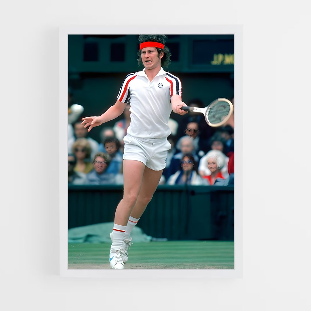 ap-john mcenroe-7 cadre Blanc