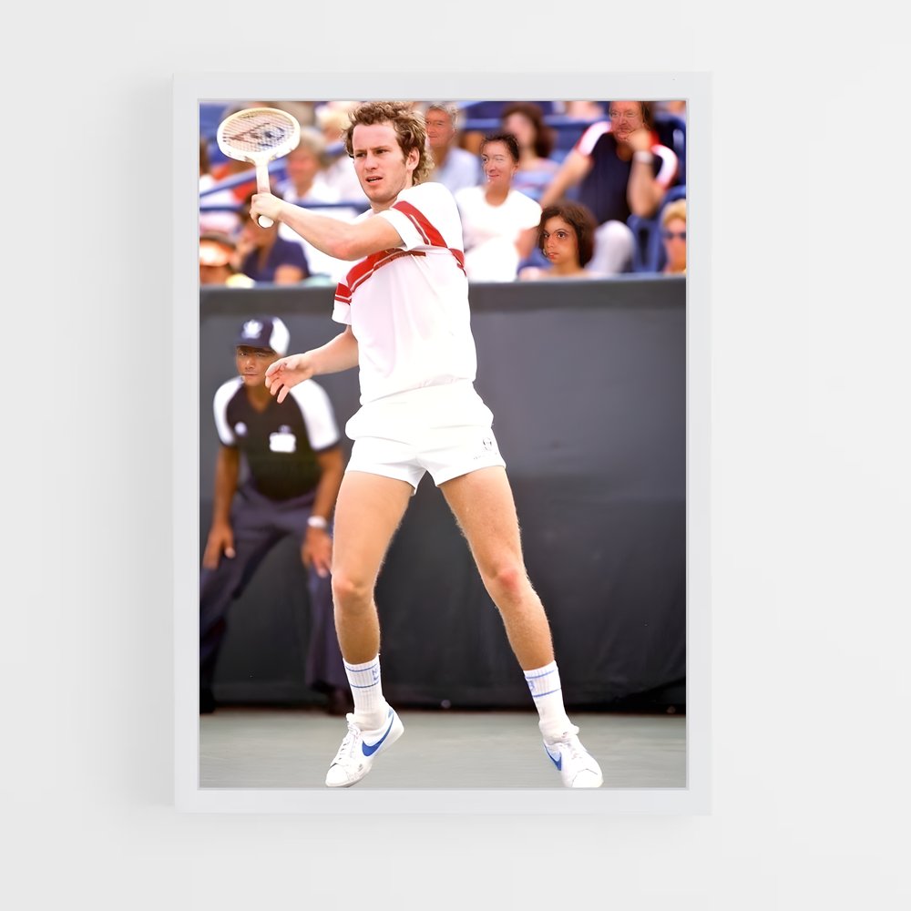 ap-john mcenroe-8 cadre Blanc